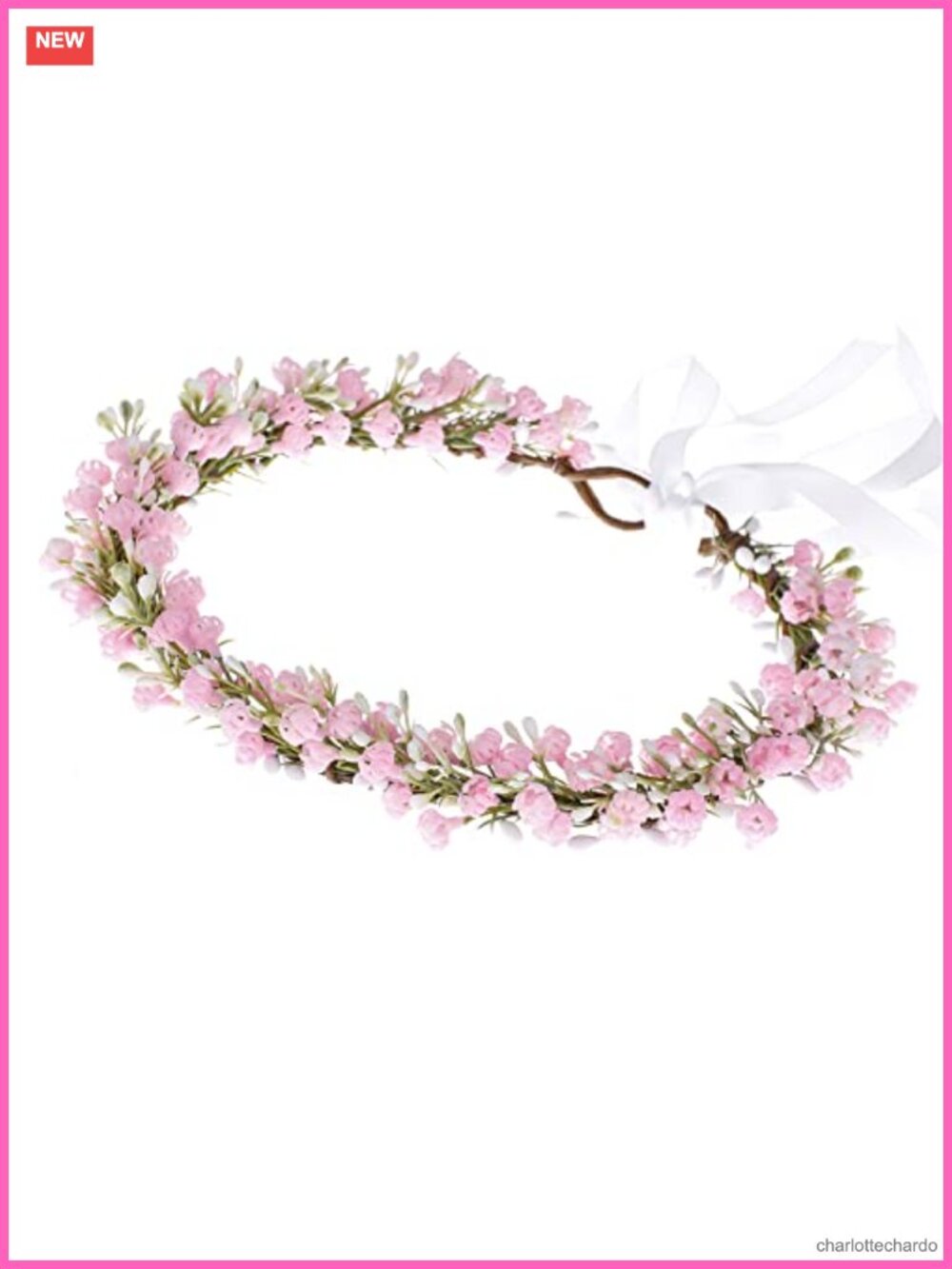 Handmade Floral Flower Crown Headband Eucalyptus Halo Wedding Bridal